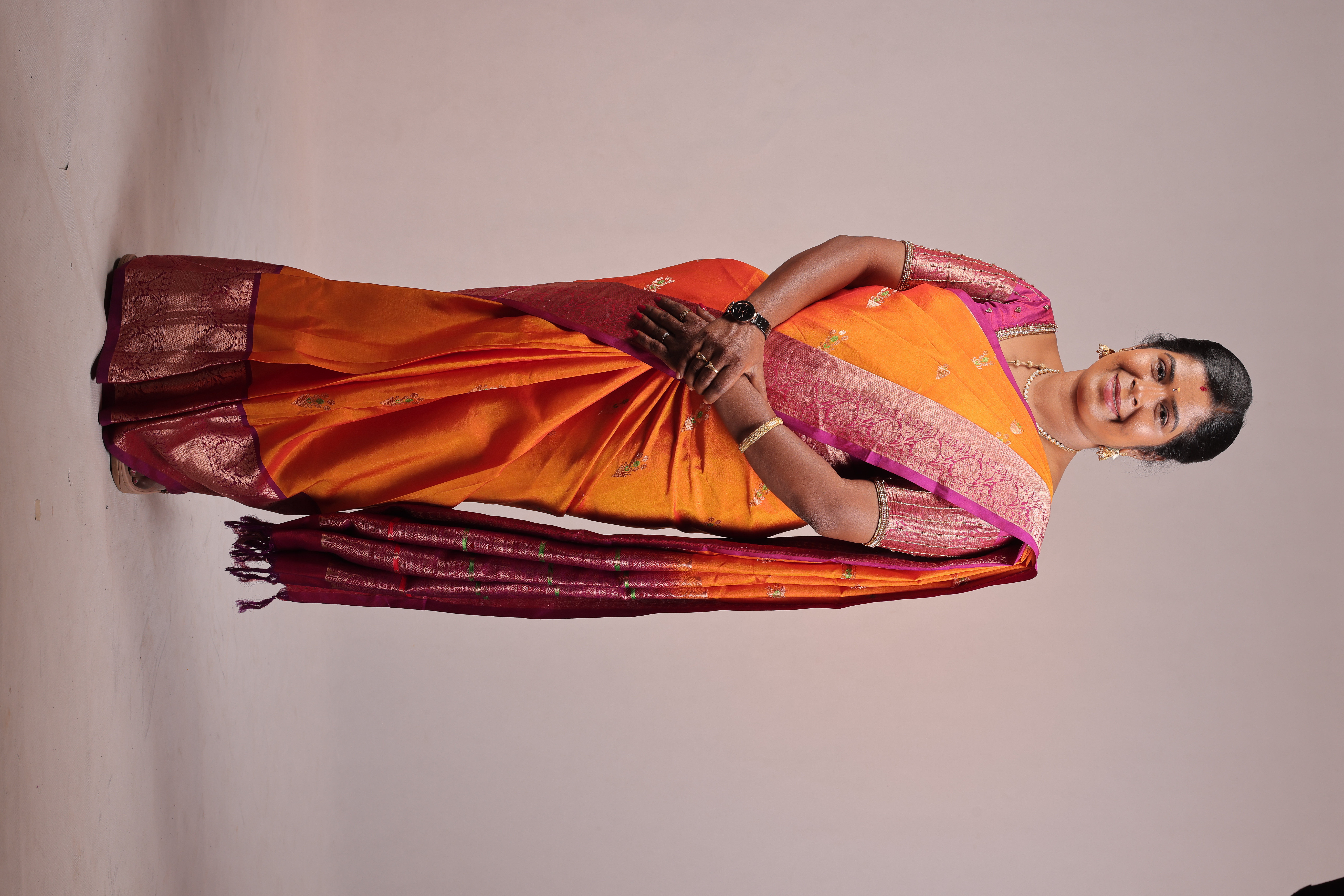 Timeless Heritage Saree Portrait - Nimis Photo World