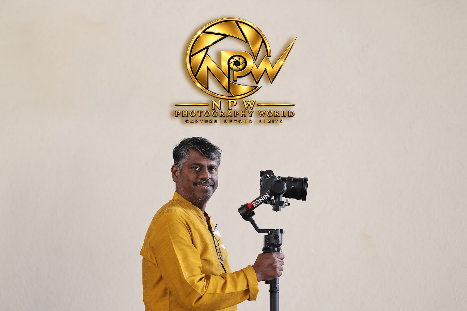 Nimis Photo World Studio - Mr. Vijayakumar with Professional Equipment